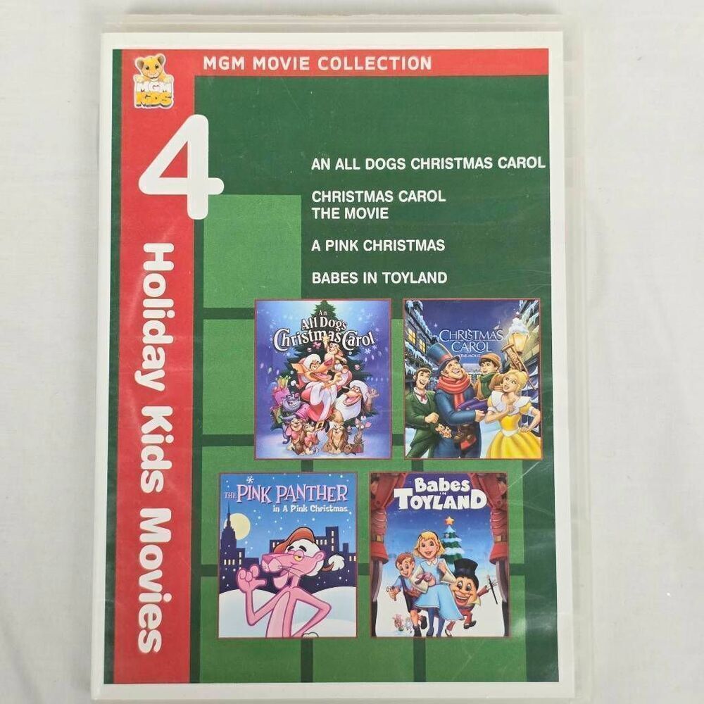 MGM 4 Holiday Kids Movies DVD Collection